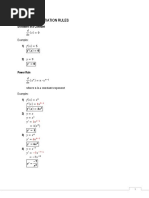 Basic Differentiation Rules