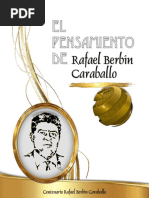 EL PENSAMIENTO DE Rafael Berbín Caraballo