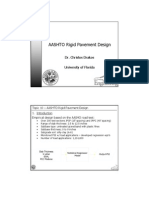 Rigid Pavement Design AASHTO