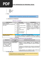 Actividad de Aprendizaje de Personal Social