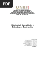 El Automóvil Generalidades y Estructura de Construcción