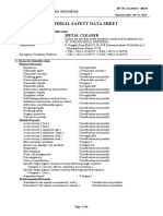 MSDS - Metal Cleaner Fsi