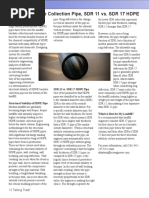 Landfill Leachate Collection Pipe, SDR 11 vs. SDR 17 HDPE: Ali Khatami