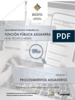 Procedimientos Aduaneros