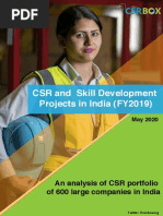 CSR & Skill Development Report - CSRBOX