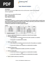 Network Analytics - Problem Statement