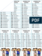 Ficha Individual Numeros Por Extenso