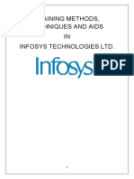 Training Methods, Techniques and Aids IN Infosys Technologies LTD