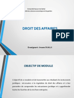 Droit Des Affaires