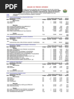 Analisis de Precios Unitarios