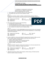 Fundamentals of Nursing Chapter 1 Review