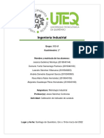 Reporte Metrologia Indicador de Caratula - Unidad 2