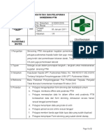 Sop Pencatatan Skreening PTM