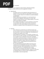 Salud Mental y Psiquiatría