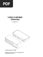 V-500, V-500 MAX - Americas (52763-18-PM Rev 1)