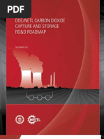 DOE-NETL Carbon Dioxide Capture and Storage RD and D Roadmap