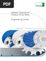 Habasit Cleandrive Positive Drive Belts Engineering Guide: Habasit - Solutions in Motion