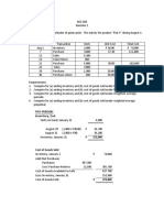 ACC 102.Exercise1.Inventory Cost Flow and LCNRV