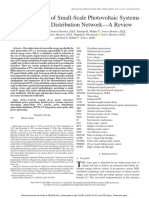 Grid Integration of Small-Scale Photovoltaic Systems in Secondary Distribution Network-A Review