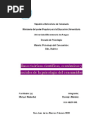 Las Bases, Atecedentes Cientificos, Economicos y Sociales de La Psicologia Del Consumidor.