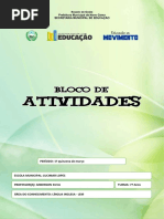 Matriz - Atividade Inglês 7 Ano - 1 Quinzena