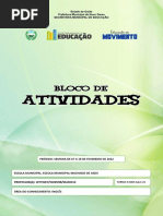 1 Bloco de Atividades Ingles 8 Ano