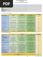 Rúbrica de Evaluación Del Trabajo de Grado