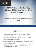 MCTS Guide To Configuring Microsoft Windows Server 2008 Active Directory