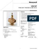 Three-Way Threaded Globe Valve: Features