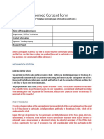 Sample Informed Consent Form