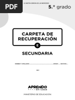 Carpeta de Recuperación A Quinto 2021