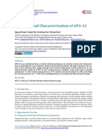 Synthesis and Characterization of APG-12: Jigang Wang, Yongle Xin, Danting Fan, Sitong Chen