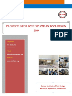 PROSPECTUS FOR Post Diploma in Tool Design 2019: Telephone