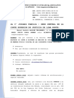 Solicito Copias Certificadas de Sentencia de Alimentos y Consentida