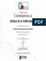 Constancia Curso Classroom Uteg