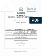 (Qp-Pai-Std-005) QP Standard For Lifting Equipment and Operations