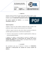 Procedimiento de Trabajo Seguro de Suministro Traslado e Isntalacion de Canal de 120 MTS