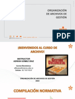 Diapositivas Organización de Archivos de Gestión