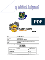 Acid Rain (Individual Assignment)