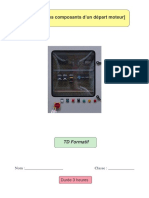 TD1 Elec Les Composants D Un Depart Moteur Eleve