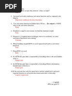 ML Quiz 2