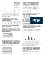 Lista de Exercicios Media Moda Mediana 2022