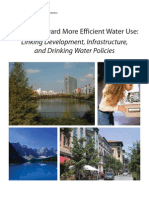 Growing Toward More Efficient Water Use Linking Development Infrastructure and Drinking Water Policies EPA