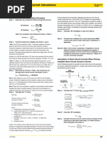 Short-Circuit Current Calculations: Basic Point-to-Point Calculation Procedure