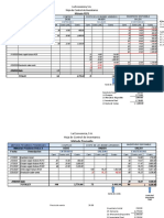 Ejemplo Excel PEPS y Costo Promedio