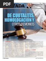 Cuota Litis y Homologacion