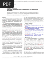 Steel Bars, Selection Guide, Composition, and Mechanical Properties