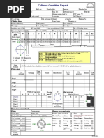 Cylinder Condition Report