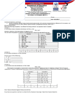 Learning Competency With Code: Directions/Instructions:: Ciudad Adelina, Brgy. Conchu, Trece Martires City