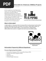 Engineering Deliverable For Chemical OilGas Projects